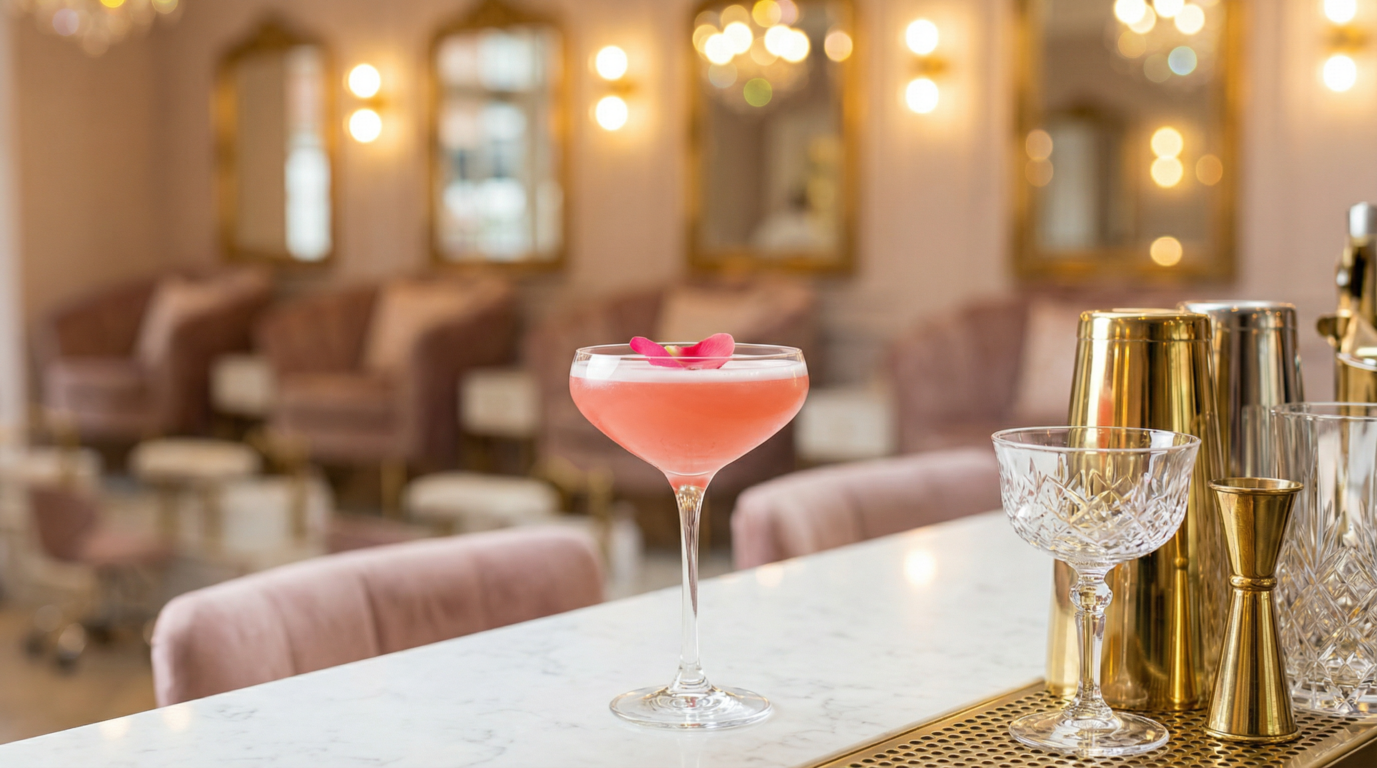 Signature Cocktail at Integrity Nail Bar